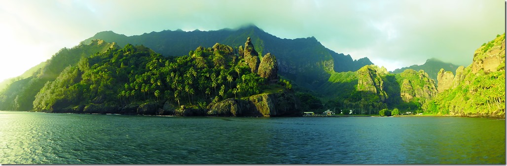 Evening light in the Bay of Virgins